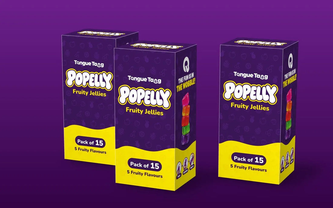 Three boxes of Popelly Fruity Jellies